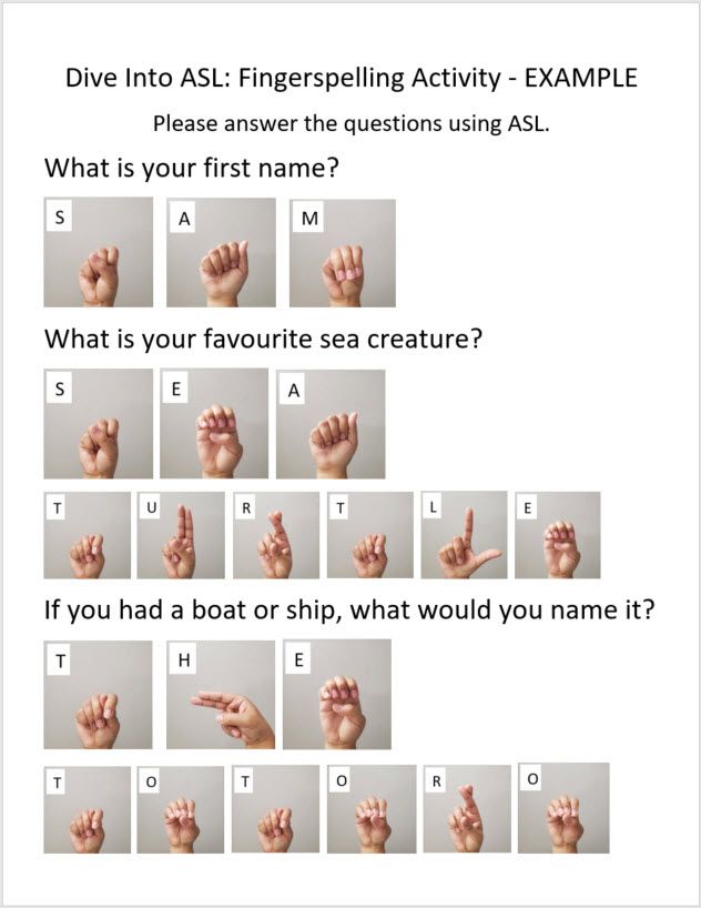 Dive Into ASL - Staff site - TD Summer Reading Club